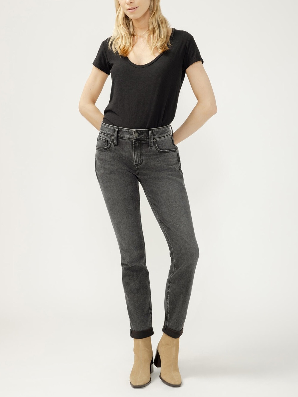 Silver Jeans Boyfriend Slim Leg Jeans